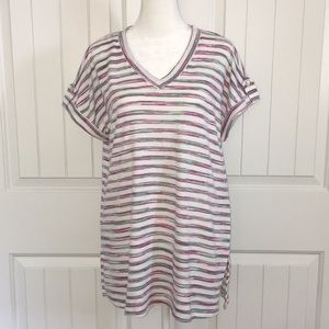 NWT Westbound Button Sleeve Tee Medium Petite